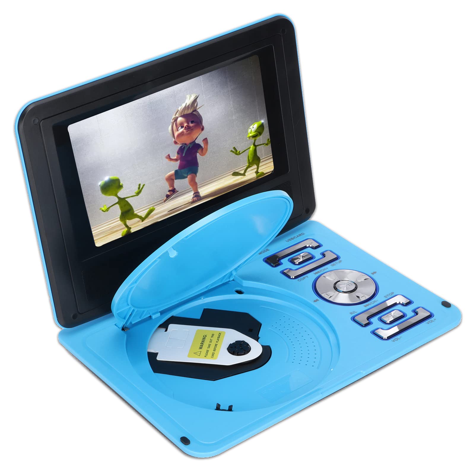 Zunate-Taşınabilir DVD Oynatıcı, 6.8 inç HD Ekran DVD Oynatıcı